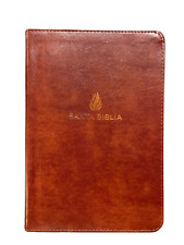 Biblia Letra Grande Tamaño Manual RVR 1960 Piel Fabricada Marrón, usado comprar usado  Enviando para Brazil