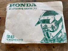 Usado, Manual do proprietário de fábrica Honda 1986 XR200R fabricante de equipamento original comprar usado  Enviando para Brazil
