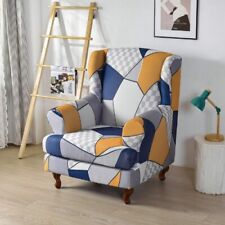 Floral Print Wing Chair Cover Sloping King Back Armchair CoversWingback Sofa for sale  Shipping to South Africa