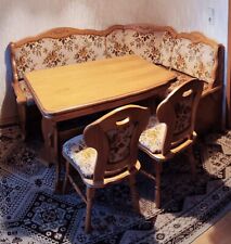 Gebraucht, Essecke mit ausziehbarem Tisch und 2 Stühlen. Eckbank mit Staufächern gebraucht kaufen  Chemnitz