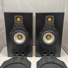 Monitor Audio Bookshelf Speakers (Black) 0649 Made In England, used for sale  Shipping to South Africa