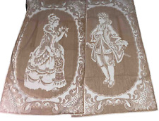 Vintage NOS Heritage Victorian His  & Hers Cotton Jacquard Bath Towels 35x57 for sale  Shipping to South Africa