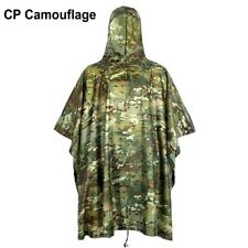Poncho de camuflaje militar con cremallera camuflaje cubierta de camuflaje camping caza impermeable segunda mano  Embacar hacia Argentina