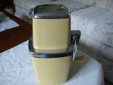 Used, Vintage Swing Away Ice Crusher Yellow/Chrome Hand Crank USA made  for sale  Shipping to South Africa