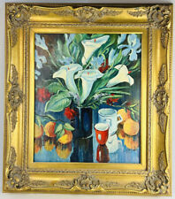 Original floral oil for sale  Pennington