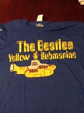 Camiseta azul líquido manga longa amarela submarina The Beatles média comprar usado  Enviando para Brazil
