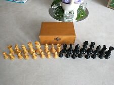 Wood Chess Playing Pieces Staunton Style - House of Staunton Set - No Game Board for sale  Shipping to South Africa