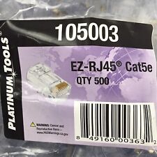 Platinum Tools EZ-RJ45 Cat5e Network connectors(Lot of 100) for sale  Shipping to South Africa