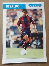 RIVALDO 1997 FC BARCELONE FICHE ONZE MONDIAL COLLECTION FOOTBALL d'occasion  Claira