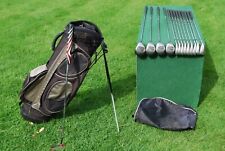 Used, Full set Men's  golf clubs Wilson irons,  Wilson woods + Putter stand bag  R/H for sale  Shipping to South Africa