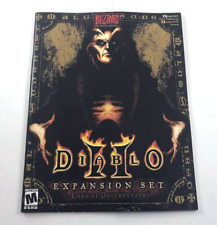 Manual de videojuego original DIABLO II Lord of Destruction caja grande segunda mano  Embacar hacia Argentina