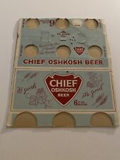 Chief oshkosh 6pack for sale  Oshkosh