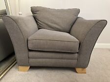 Large grey armchair for sale  KETTERING