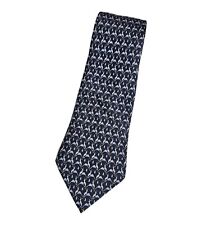 Gravata masculina HERMÈS 100% seda gravata de luxo 5340 TA azul antílope com: 3,7" em excelente estado usado  comprar usado  Enviando para Brazil