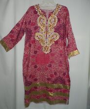 Red gold embroidered for sale  Houston