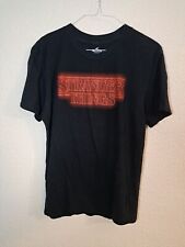 Camiseta Hollister masculina média "Stranger Things" preta manga curta algodão, usado comprar usado  Enviando para Brazil