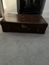 Vintage brown luggage for sale  ST. NEOTS