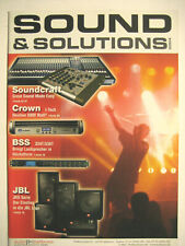 SOUND & SOLUTIONS 2004 & MIX & MUSIC 2004 - SOUNDCRAFT CROWN I-TECH BSS JBL JRX segunda mano  Embacar hacia Argentina