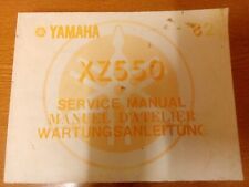 Yamaha xz550 service for sale  ALFORD