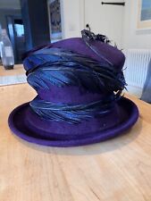 purple felt hat for sale  BILLINGSHURST