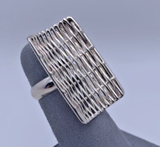 Stylish Sterling Silver Weave Design Ring Size- 6 for sale  Shipping to South Africa