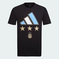 Camiseta Argentina Campeón de Algodón Qatar3 Estrellas Adidas Oficial IR0033 (Pregunta talla) segunda mano  Argentina 
