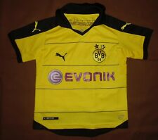 Używany, Borussia Dortmund / #13 DENNIS 2015-2016 Home - PUMA - KIDS Shirt / Jersey 8/128 na sprzedaż  PL