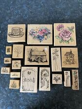 Wooden rubber stamps for sale  LONDON