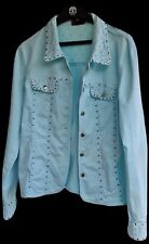 Veste vintage turquoise d'occasion  Montbéliard