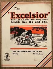 Excelsior motorcycles sales for sale  LEICESTER