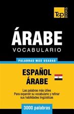 Vocabulario Español-Árabe Egipto - 3000 Palabras Mas Usadas por Taranov, Andr..., usado segunda mano  Embacar hacia Argentina