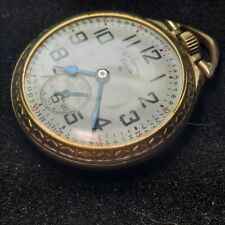 B  W Raymond  21 JewelPocket Watch  by Elgin wi th Montgomery Dial for sale  Shipping to South Africa