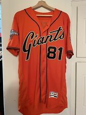 Custom Authentic Metallica Hetfield SF Giants Jersey 2012 Champion Patch Sz 44, used for sale  Shipping to South Africa