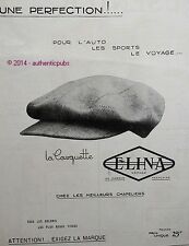 Publicite elina casquette d'occasion  Cires-lès-Mello