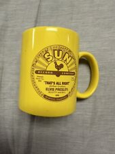 Caneca de café amarela Sun Record Elvis Presley Memphis Tennessee comprar usado  Enviando para Brazil