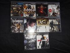 PS3 10 Game Lot Beyond Two Souls Steelbook, Diablo 3, Rage, Crysis 2 And... for sale  Shipping to South Africa