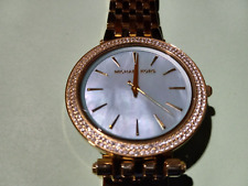 Relógio feminino Michael Kors MK3498 Darci mostrador esfregão tom dourado aço inoxidável - BOM comprar usado  Enviando para Brazil