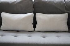 The White Company Cream Faux Fur Scatter Small Cushion Rectangle 30x50cm - One, used for sale  Shipping to South Africa