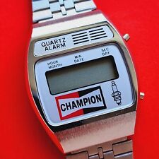 Relógio Timex Champion Vintage Corrida Campeão Vela de Ignição Carro LCD Para Reparo comprar usado  Enviando para Brazil
