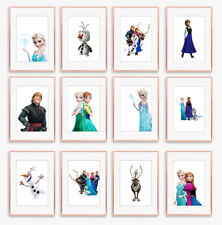 Disney Frozen Poster Nursery  Prints Childrens Elsa Bedroom A3 A4 A5 for sale  LINCOLN