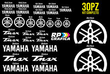 Usato, Maxi Kit Yamaha TMAX 30 Pezzi Adesivi stickers T-Max 500 - 530 Colore Bianco  usato  Messina