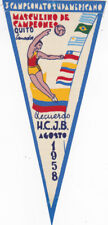 Galhardete QSL: Rádio HCJB, Quito, Equador "Masculino de Campeones 1958" comprar usado  Enviando para Brazil