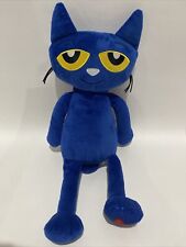 Usado, Peluche Kohls Cares Pete The Cat 14"" pie corazón suave ojos amarillos segunda mano  Embacar hacia Argentina