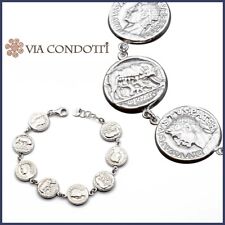 Bracciale moneta argento usato  Messina