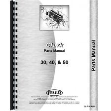 Clark 30 40 50 Forklift Parts Manual Catalog  for sale  Shipping to South Africa
