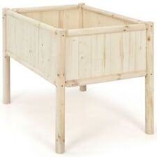 Used, Premium Raised Fir And Pine Wood Garden Planter To Grow Vegetables Or Flowers for sale  Shipping to South Africa
