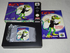 Gex 64-Enter The Gecko Nintendo 64 N64 Spiel mit OVP und Anleitung comprar usado  Enviando para Brazil