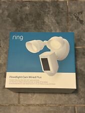 Used, New Ring Floodlight Camera Plus Outdoor Security Camera RRP £179.99 - White for sale  Shipping to South Africa
