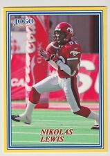 2004 Jogo CFL Nik Lewis Rookie Card #77 Calgary Stampeders Southern Arkansas comprar usado  Enviando para Brazil