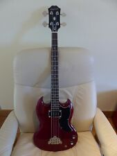 Epiphone Short Scale Bass Guitar - Cherry Red for sale  ABERGELE